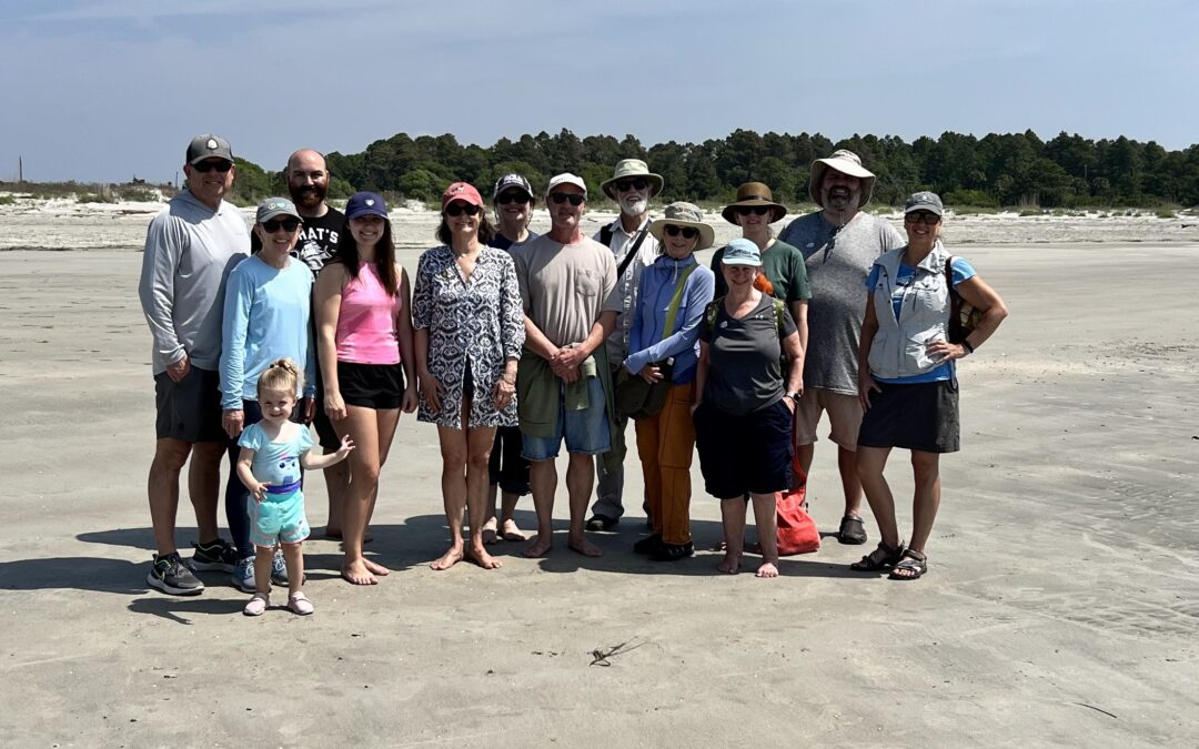 Group photo at Capers Island, 2024