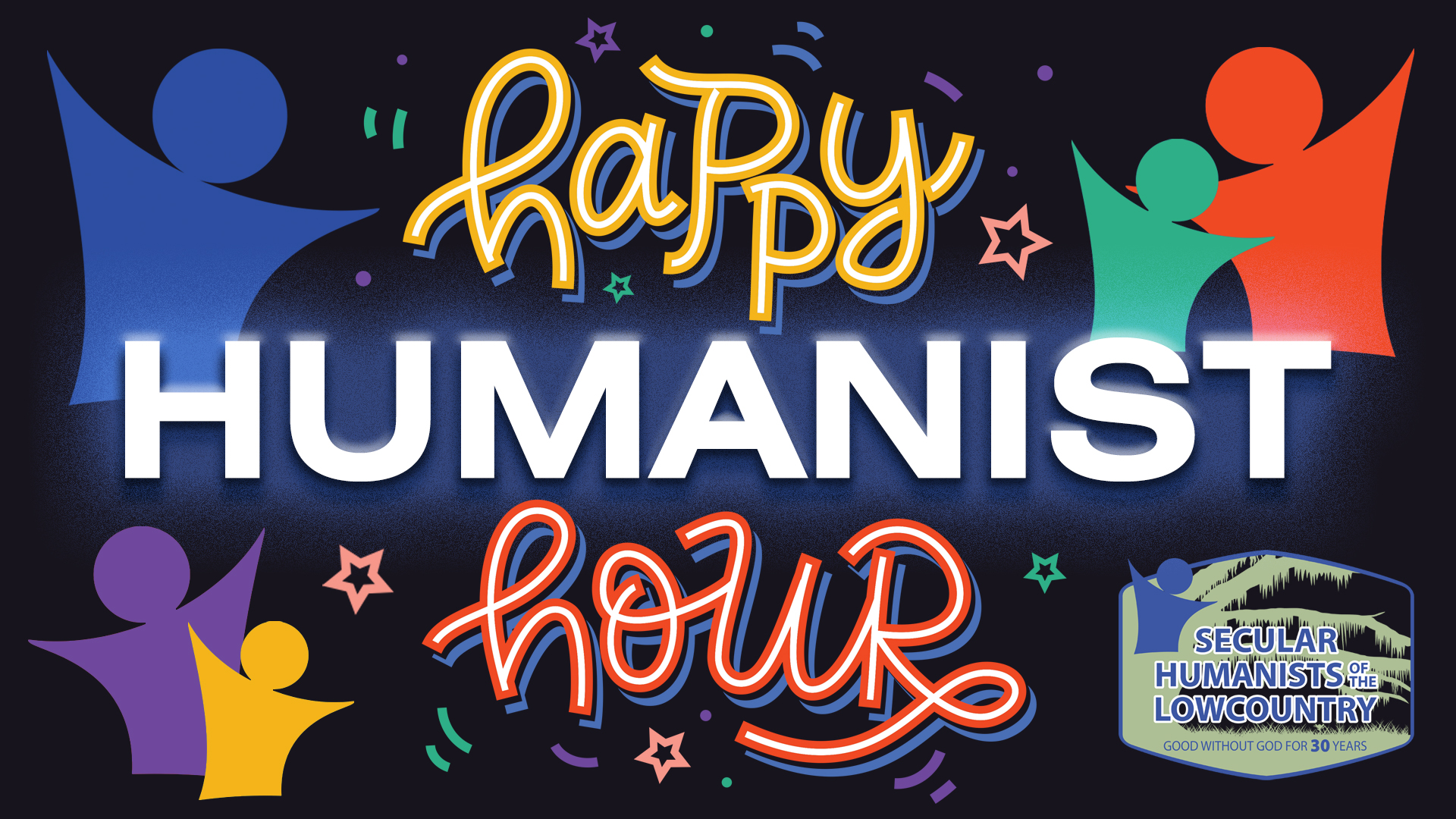 Happy Humanist Hour banner