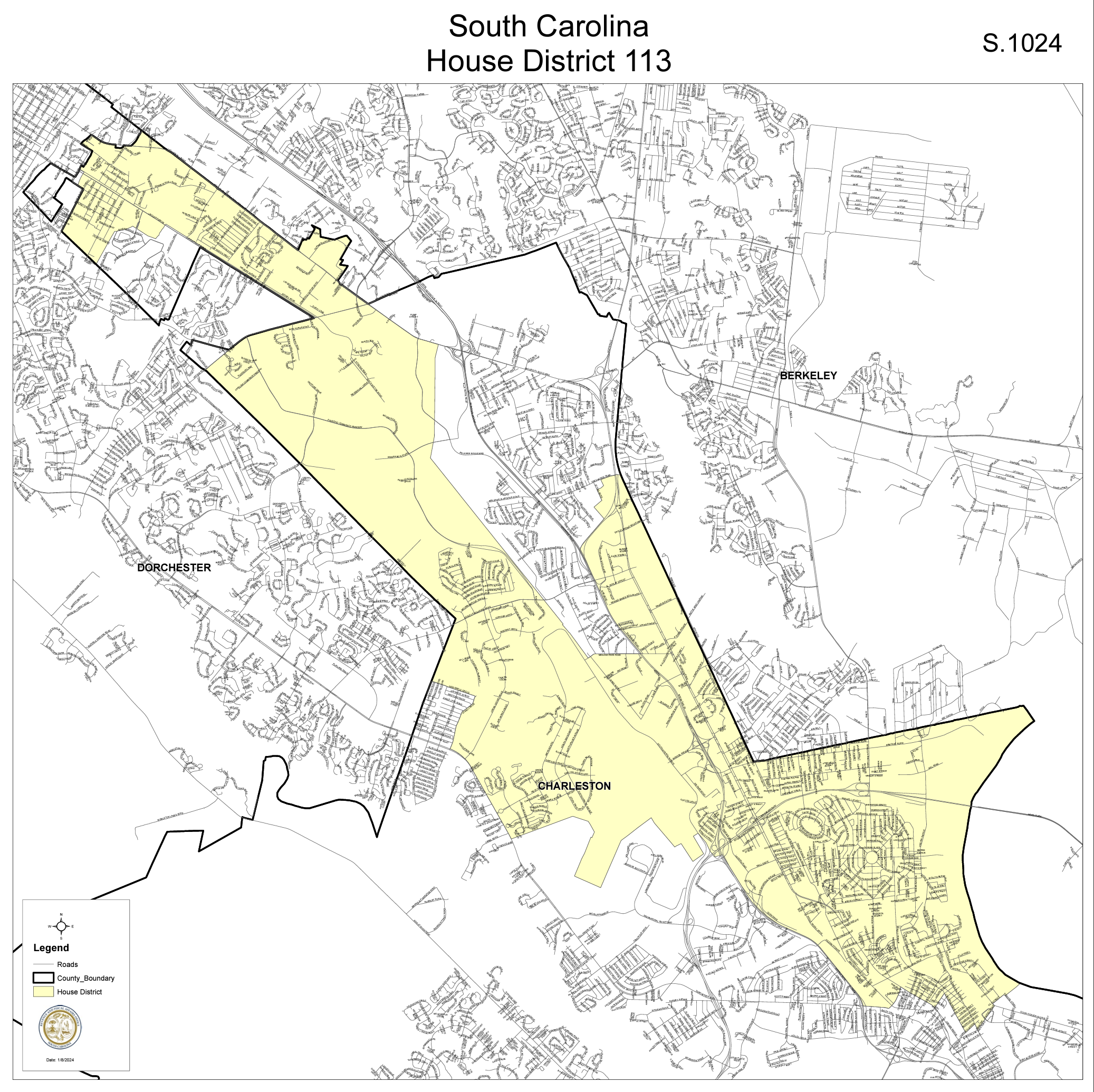 SC House District 113 map