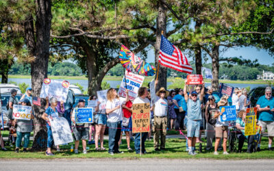 50501 Protest in Charleston on June 15, 2025