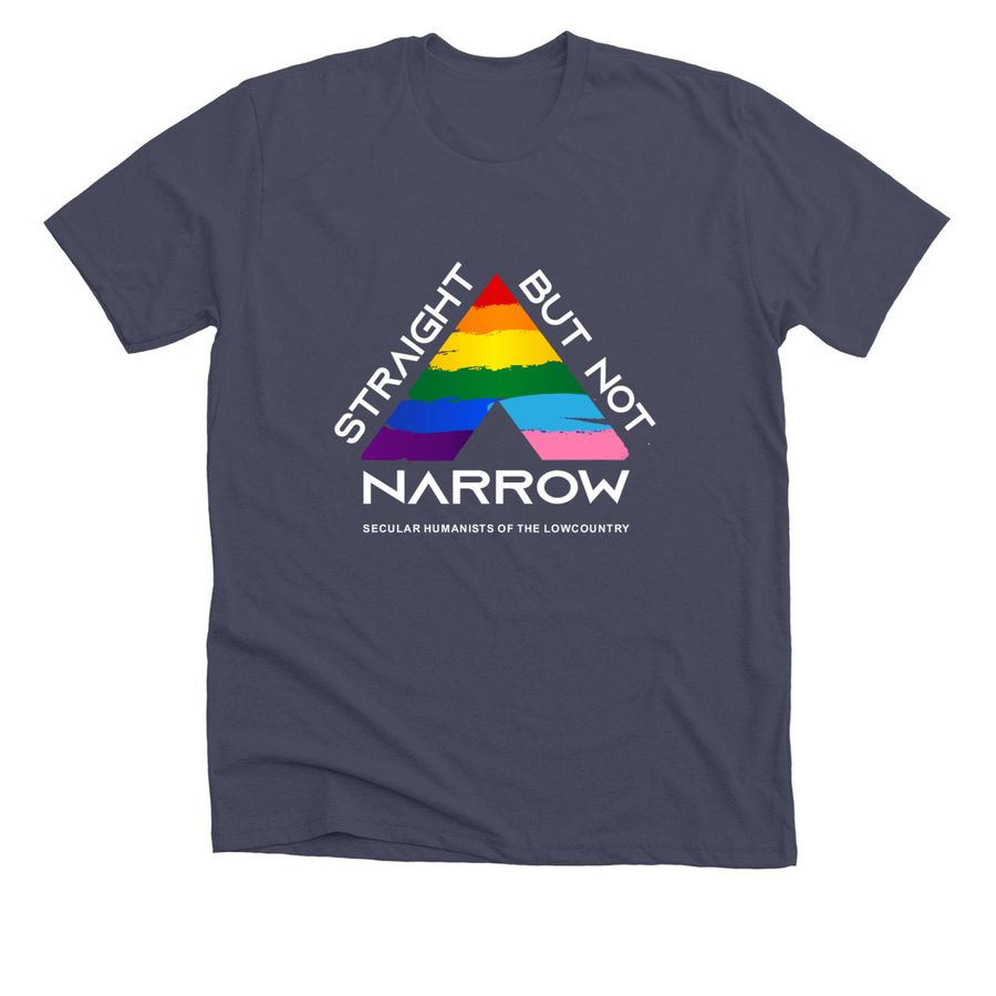 Straight But Not Narrow—Heather Midnight Navy