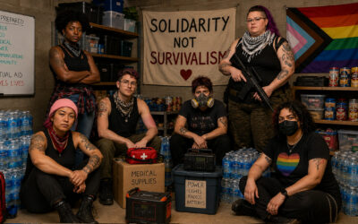 Should progressives be buying guns and gas masks?