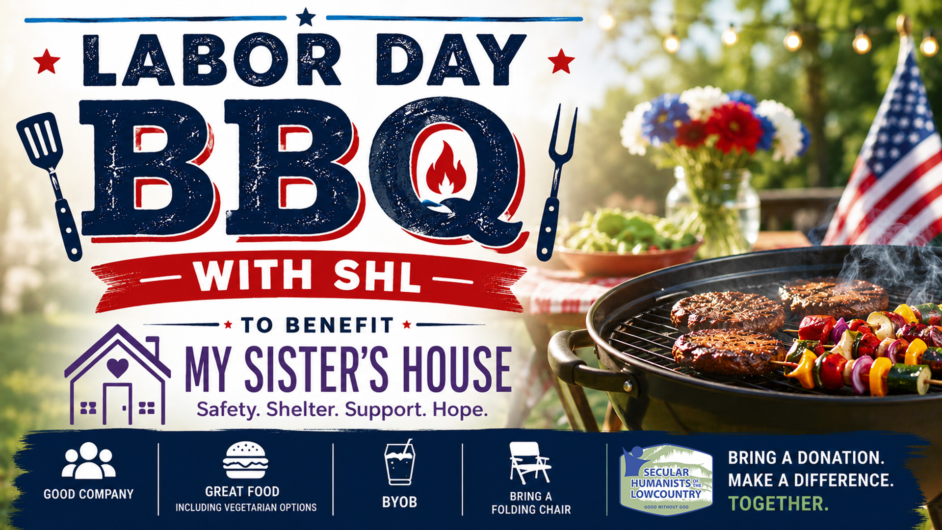 Labor Day BBQ banner